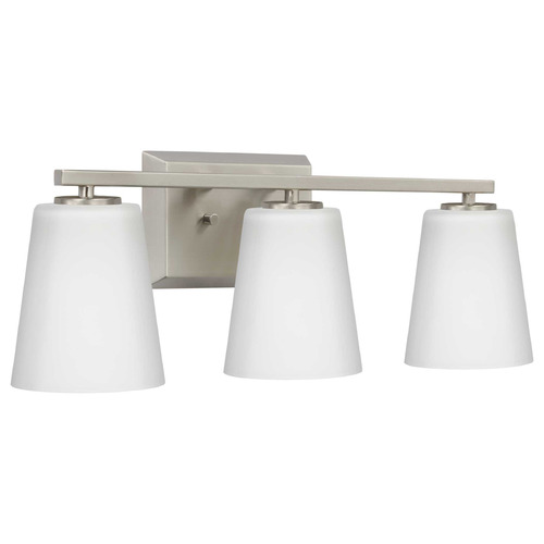 Progress Lighting Progress Lighting Vertex Brushed Nickel Bathroom Light P300463-009