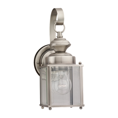 Jamestowne Antique Brushed Nickel Outdoor Wall Light by Generation Lighting