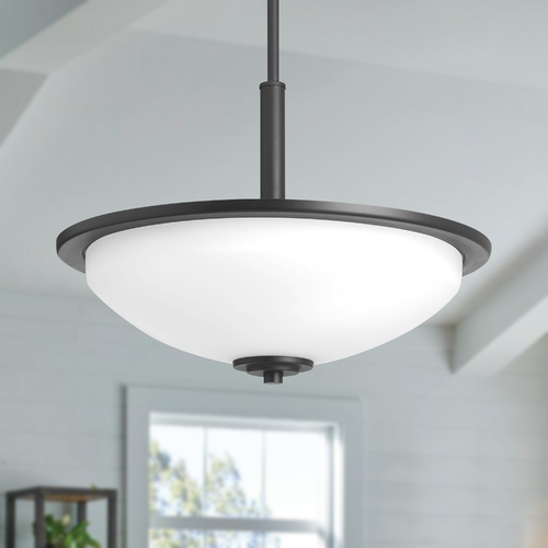 Replay Pendant Light in Black by Progress Lighting