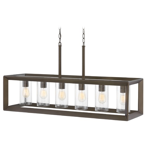 Rhodes 6-Light Warm Bronze Outdoor Hanging Light by Hinkley Lighting