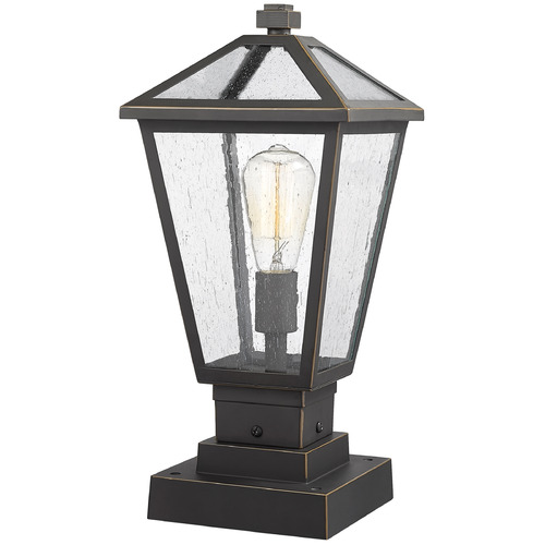 Talbot Oil Rubbed Bronze Post Light by Z-Lite