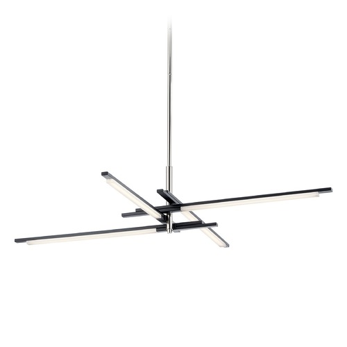 Kichler Lighting Charter 40.25-Inch Matte Black LED Chandelier by Kichler Lighting 84081MBK