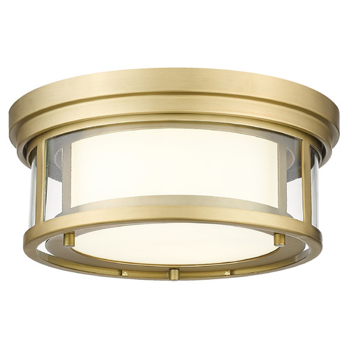 Z-Lite Willow Olde Brass Flush Mount by Z-Lite 426F12-OBR