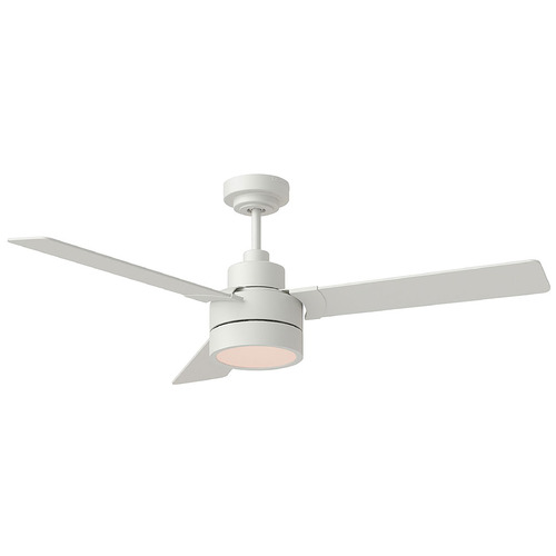 Generation Lighting Jovie 52 LED Matte White LED Ceiling Fan by Visual Comfort Fan Collection 3JVR52RZWD