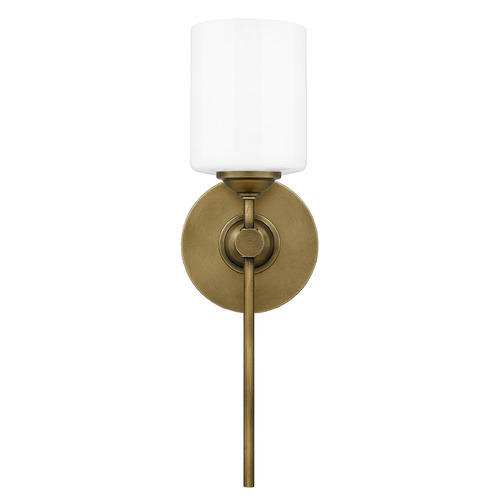 Aria Sconce in Weathered Brass by Quoizel Lighting