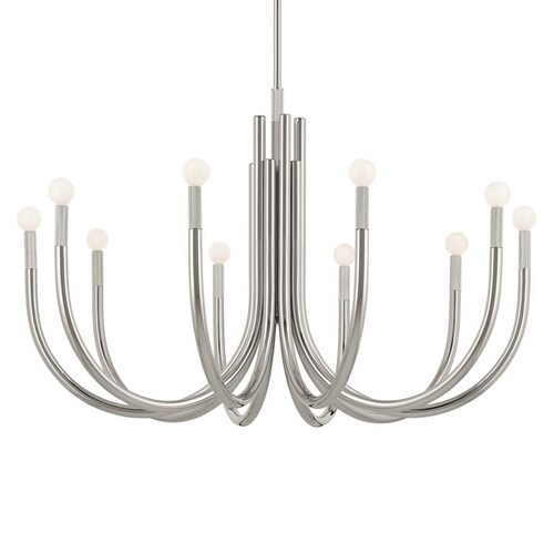Odensa Polished Nickel Chandelier by Kichler Lighting