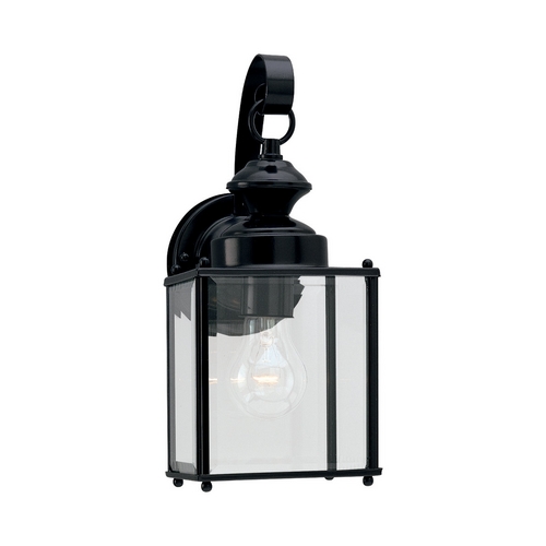 Generation Lighting Jamestowne Outdoor Wall Light in Black by Generation Lighting 8457-12