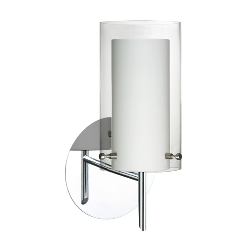 Besa Lighting Pahu Chrome Sconce