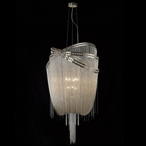 Wilshire Blvd. Polished Nickel Pendant by Avenue Lighting