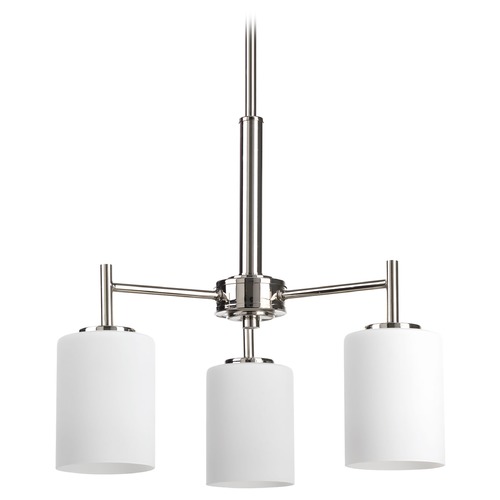 Replay Chandelier in Polished Nickel by Progress Lighting