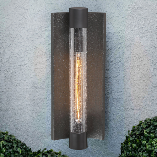 Celtic Shadow Textured Dark Bronze Outdoor Wall Light by Minka Lavery
