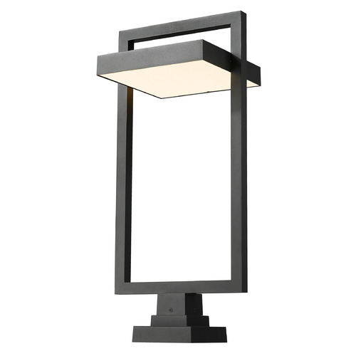Luttrel Black LED Post Light by Z-Lite