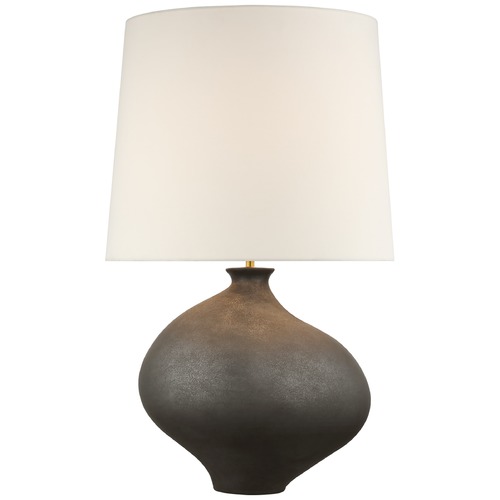 Aerin Celia Large Left Table Lamp in Stained Black by Visual Comfort Signature