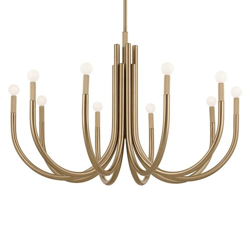 Odensa Champagne Bronze Chandelier by Kichler Lighting