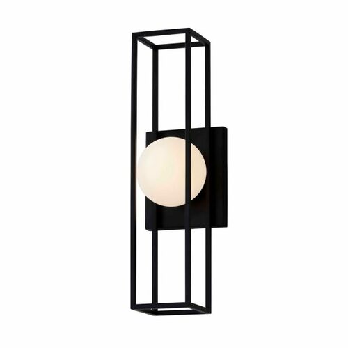 Float LED Outdoor Wall Light in Black by Evolv by Justice Design Group