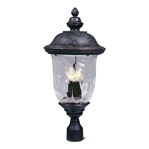 Maxim Lighting Carriage House DC Oriental Bronze Post Light by Maxim Lighting 3420WGOB