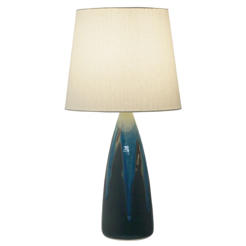 Scatchard Stoneware Kaleidoscope Table Lamp by House of Troy Lighting