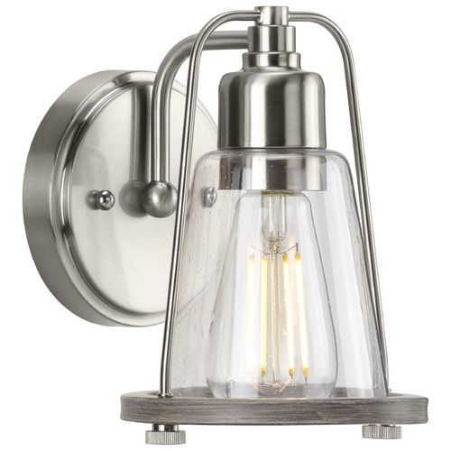 Progress Lighting Progress Lighting Conway Brushed Nickel Sconce P300295-009