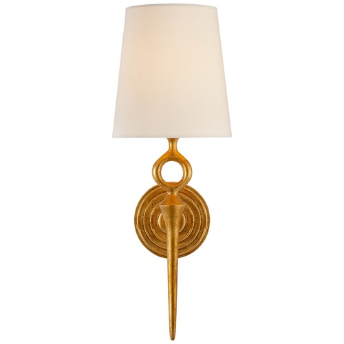 Visual Comfort Signature Collection Aerin Bristol Single Sconce in Gild by Visual Comfort Signature ARN2022GL