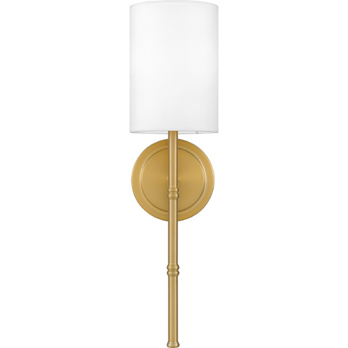 Quoizel Lighting Monica Sconce in Aged Brass by Quoizel Lighting QW16126AB
