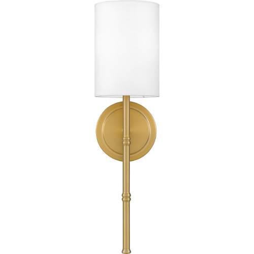 Monica Sconce in Aged Brass by Quoizel Lighting