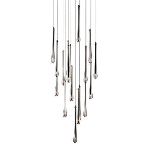 ET2 Lighting Stillo 18-Light Multi-Pendant in Black by ET2 Lighting E24219-138BK