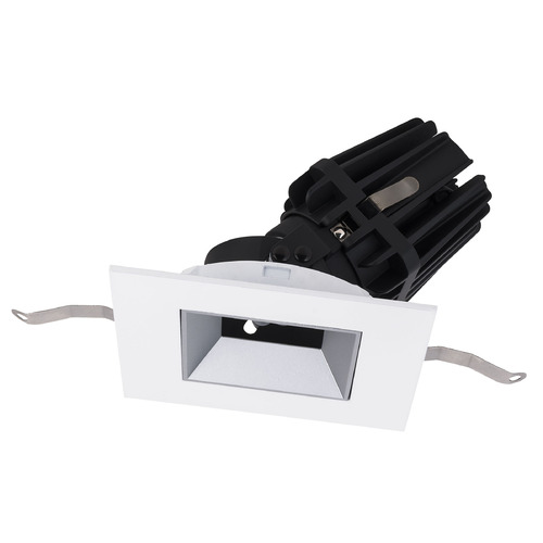 WAC Lighting 4-Inch FQ Downlights Haze & White LED Recessed Trim by WAC Lighting R4FSAT-935-HZWT