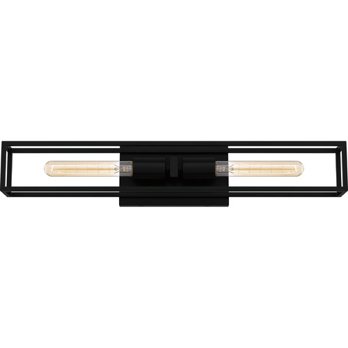 Quoizel Lighting Leighton Matte Black Bathroom Light by Quoizel Lighting LGN8624MBK