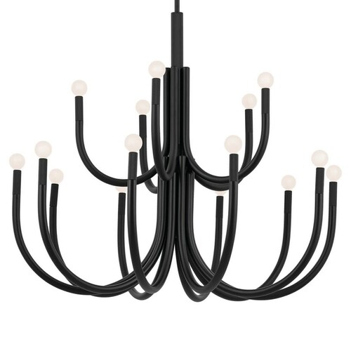 Odensa Black Chandelier by Kichler Lighting