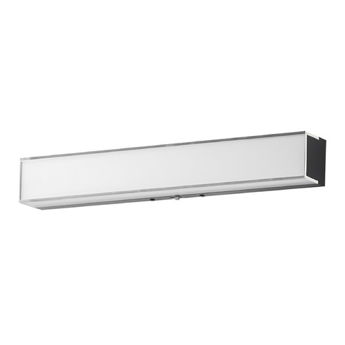 Edge Black LED Vertical Bathroom Light by Maxim Lighting