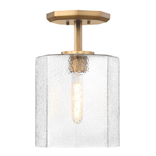 Designers Fountain Lighting Designers Fountain Haven Old Satin Brass Semi-Flushmount Light D309M-SF-OSB
