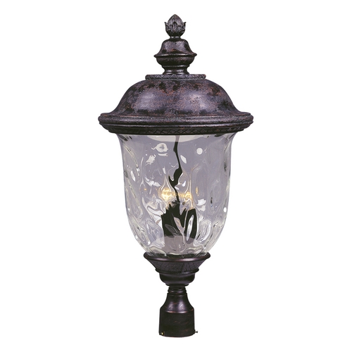 Maxim Lighting Carriage House DC Oriental Bronze Post Light by Maxim Lighting 3421WGOB