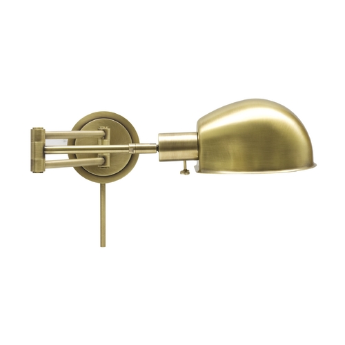 Addison Pharmacy Swing-Arm Lamp in Antique Brass by House of Troy Lighting