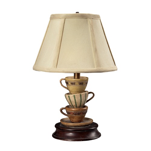 Elk Lighting Tea Cup Accent Table Lamp Cream Lamp Shade 93-10013