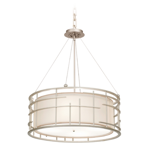 Kalco Lighting Atelier Tarnished Silver Pendant by Kalco Lighting 6483TS