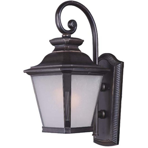 Maxim Lighting Frosted Seeded Glass LED Outdoor Wall Light Bronze Maxim Lighting 51127FSBZ