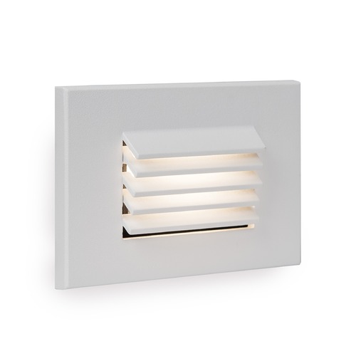 WAC Lighting LED Low Voltage Horizontal Louvered Step & Wall Light by WAC Lighting 4051-27WT