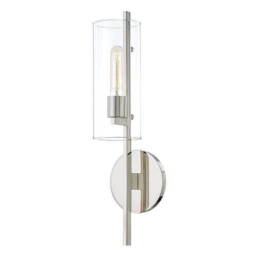 Mitzi by Hudson Valley Ariel Polished Nickel Sconce by Mitzi by Hudson Valley H326101-PN