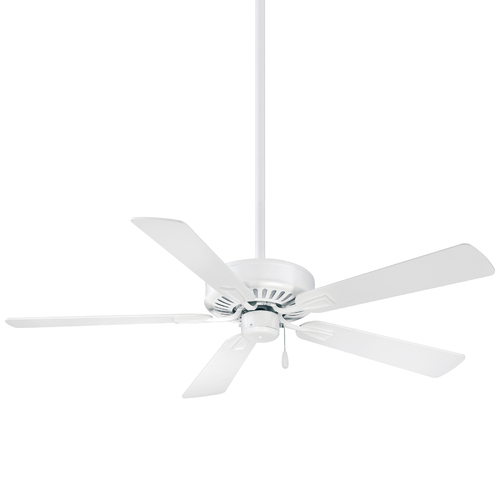 Contractor Plus 52-Inch Ceiling Fan in Flat White by Minka Aire