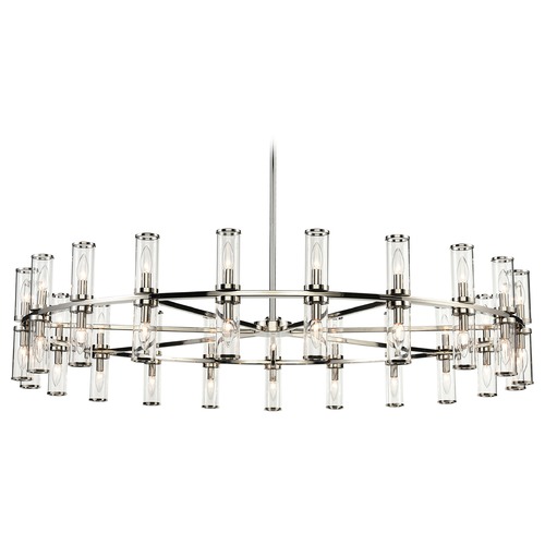 Revolve 60.38-Inch Chandelier in Polished Nickel by Alora Lighting