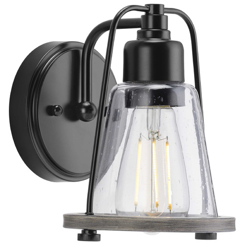 Progress Lighting Conway Matte Black Sconce