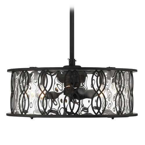 Savoy House Lighting Snowden Matte Black LED Ceiling Fan with Light