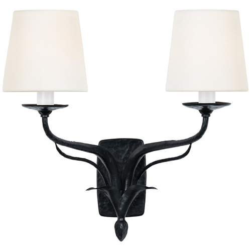 Polaris Antique Brass Sconce Light