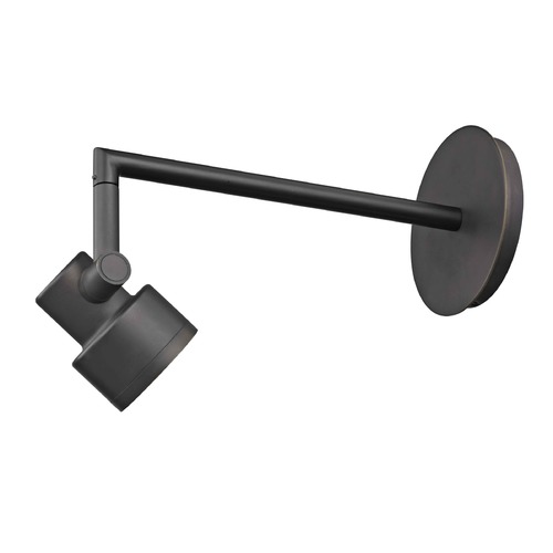 Recesso Lighting by Dolan Designs Recesso Matte Black Stepped Cylinder GU10 Menu Light TR0211-BK/TR0901