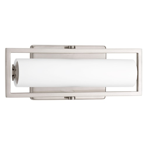 Progress Lighting Frame Brushed Nickel LED Bathroom Light by Progress Lighting P2781-0930K9