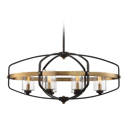 Savoy House Kirkland English Bronze & Brass Linear Light by Savoy House 1-8042-6-79