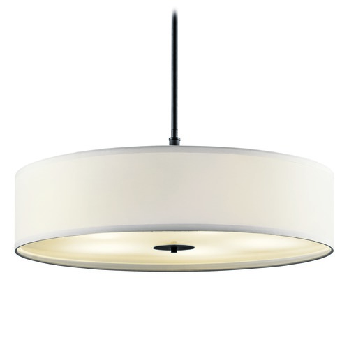 Kichler Lighting 30-Inch Convertible Pendant in Black by Kichler Lighting 42196BK