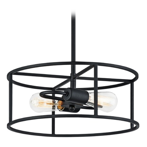 Candid Rusty Black Pendant by Matteo Lighting