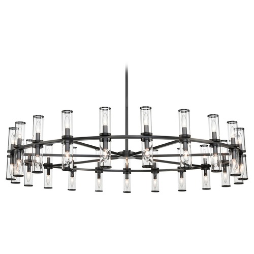 Alora Lighting Revolve 60.38-Inch Chandelier in Urban Bronze by Alora Lighting CH309042UBCG