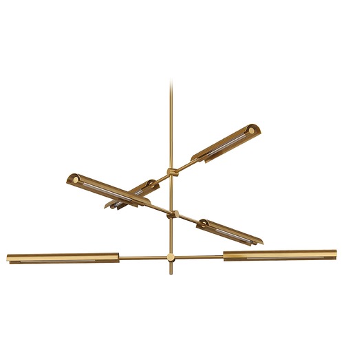 Astrid 41.63-Inch Vintage Brass LED Pendant by Alora Lighting